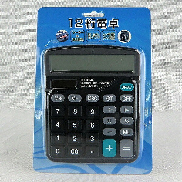 楽天市場 ウィキャン 12桁電卓 計算 数字 家計簿 簿記 数学 計算機 価格比較 商品価格ナビ