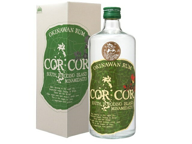グレイスラム COR COR（コルコル）緑ラベル アグリコール製法ラム酒