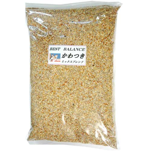 【つくね】鳥の餌セット エクセル おいしい小鳥の食事 皮付き 1.8kg | 皮付き配合餌