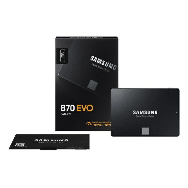 Samsung｜サムスン Samsung SATA 2.5inch SSD 870 EVOシリーズ 1.0TB MZ-77E1T0B/IT