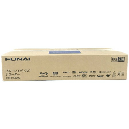 楽天市場】船井電機 FUNAI / フナイ FBR-HX2000 HDD/6チューナー搭載