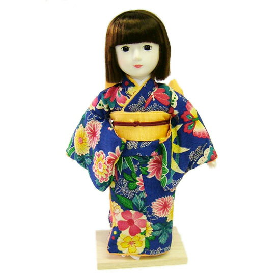 楽天市場 着付けが学べる日本人形 夢さくら 青 価格比較 商品価格ナビ