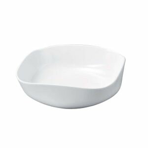 楽天市場】若泉漆器 ニューホワイト 渕丸角盛鉢 38cm 0261290 | 価格