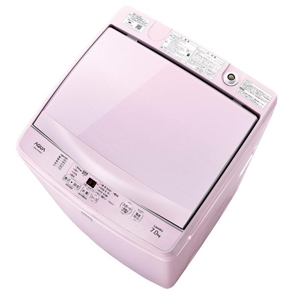 【楽天市場】アクア AQUA 7．0kg全自動洗濯機 オリジナル ピンク 