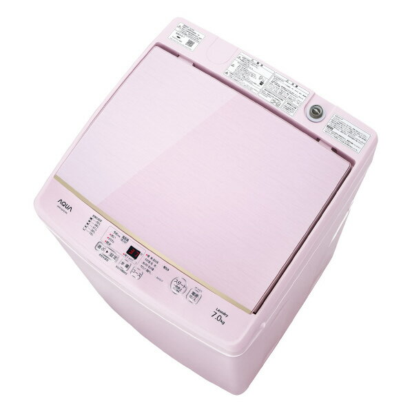 楽天市場】アクア AQUA 7．0kg全自動洗濯機 オリジナル ピンク AQW