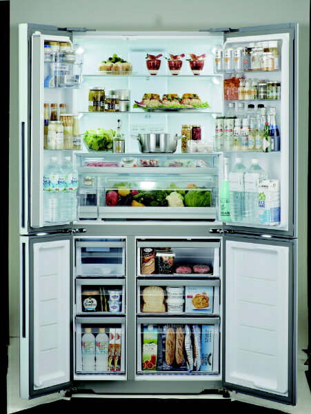 S287 ⭐ 綺麗 AQUA 4ドア冷蔵庫 （512L 観音開）20年製 AQR-TZ51J