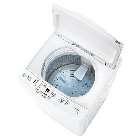 楽天市場】アクア AQW-G50JJ-W アクア 5.0kg 全自動洗濯機 ホワイト 