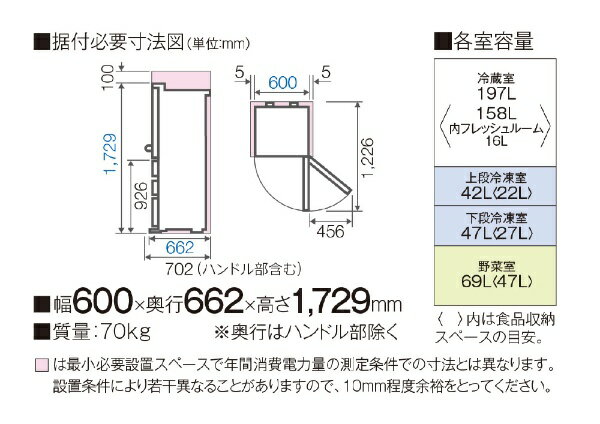 楽天市場】アクア AQUA 4ドア冷蔵庫 355L ウォームホワイト AQR-36M(W