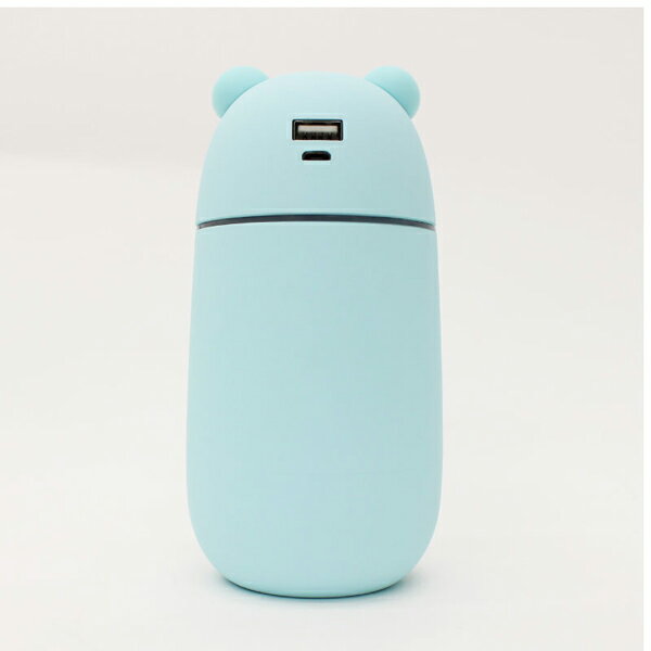 ヒロ・コーポレーション クマ型ミニ加湿器(うるくまさん) PH180902BL ブルー(1台)