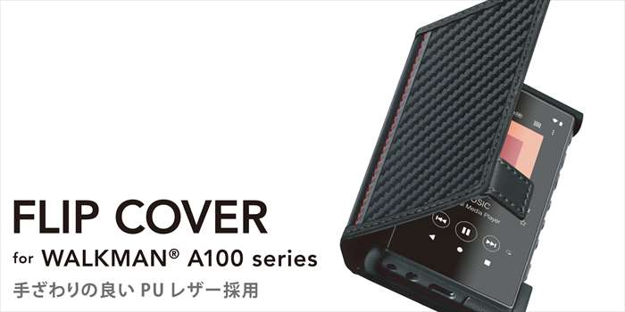 PGA PG-WA100GT4OR WALKMAN NW-A100用 ガラスタフケース