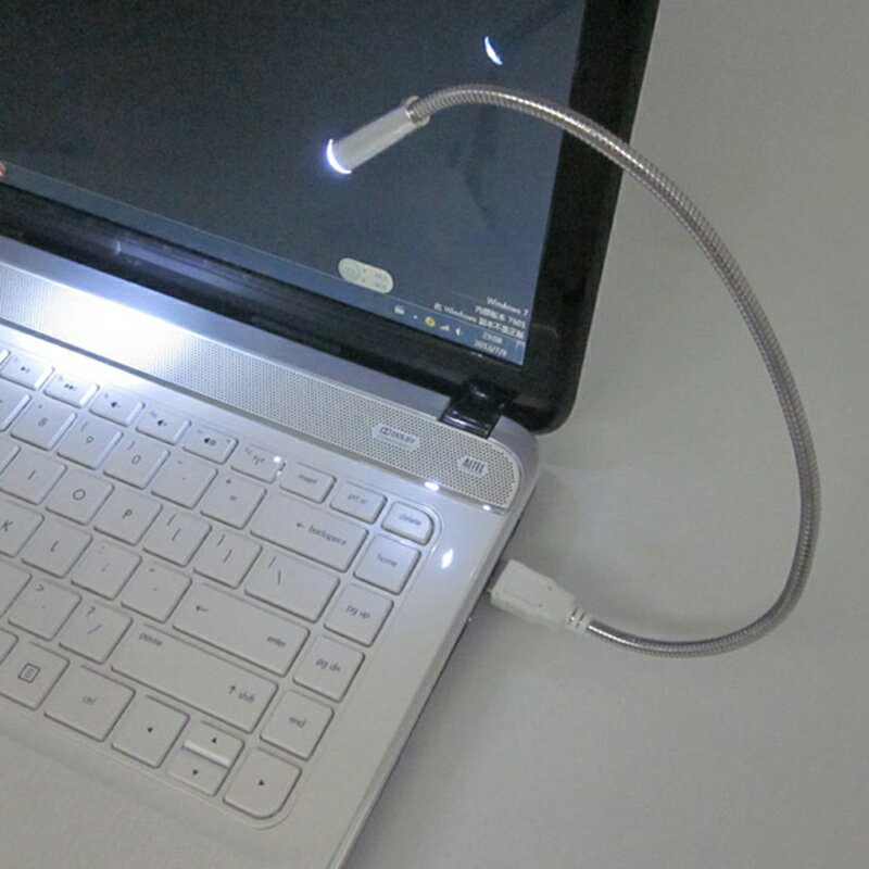 オーディオファン USBライト フレキシブルアーム 白色LED 約35cm