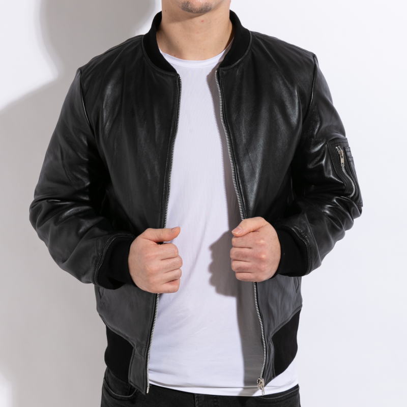 楽天市場 マルニ商会 ラムレザーメンズma1タイプレザージャケット 価格比較 商品価格ナビ