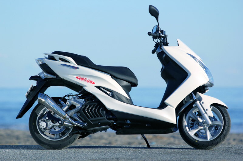 SP忠男 マジェスティS/SMAX POWERBOX FULL”メガホンマフラー YYAMAHA マジェスティS/SMAX (2BK-SG52K/JBK-SG28J/SG271