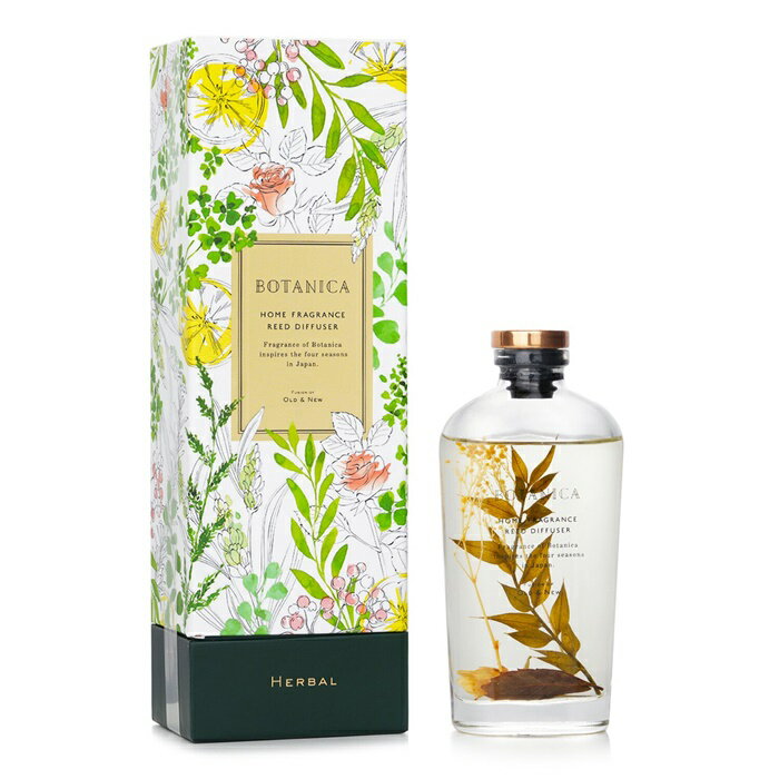 Old＆New オールドアンドニュー BOTANICA ボタニカ リードディフューザー ハーバル REED DIFFUSER Herbal H150×W70mm/170ml