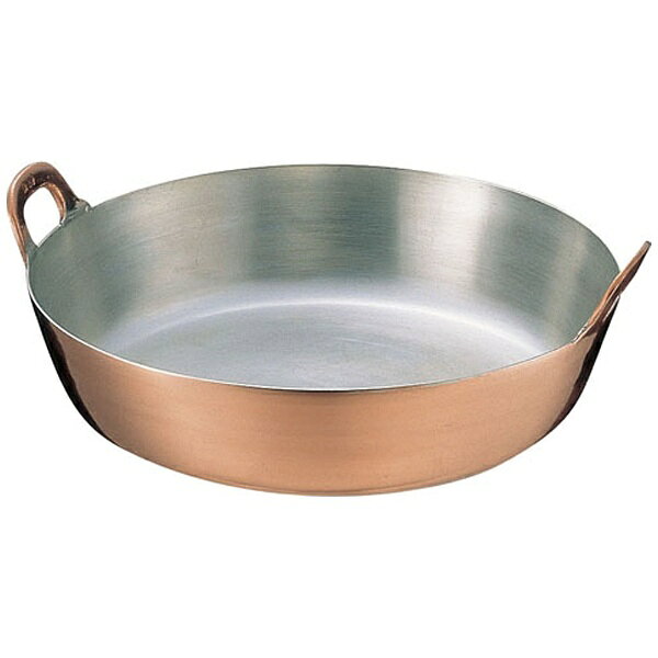 丸新銅器 SA銅 揚鍋25cm AAG08025 MARUSHIN 丸新銅器 ＳＡ銅 揚鍋 ２５cm 銅 山菜鍋(内側錫引きなし)