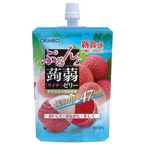 楽天市場 オリヒロプランデュ ぷるんと蒟蒻ゼリー スタンディング ライチ 130g 価格比較 商品価格ナビ