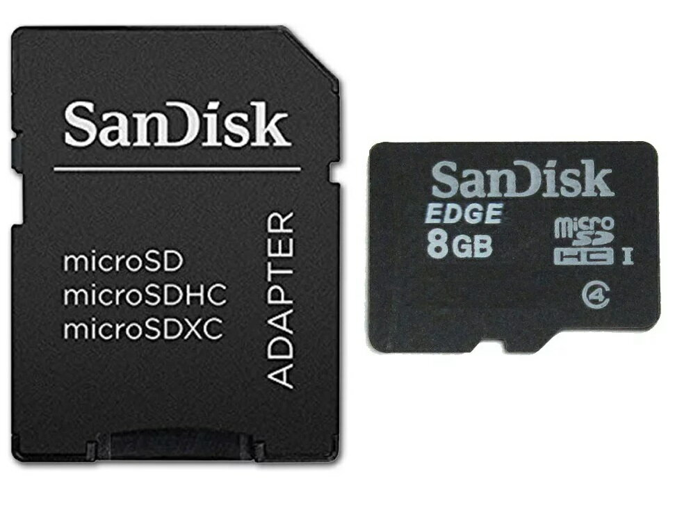 【楽天市場】内田商事 SanDisk MicroSDHC 8GB UHS-1C4 SDアダプター付 プラケース入り SDSDQAB-008G ...