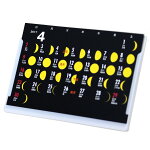 楽天市場 二宮印刷工房 4月始まり月齢カレンダーvol 42 Moon Yellow 17年4月 18年3月 価格比較 商品価格ナビ