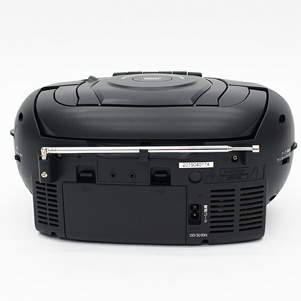 ティーズネットワーク CDラジオカセットプレイヤー TS-CD838-BK