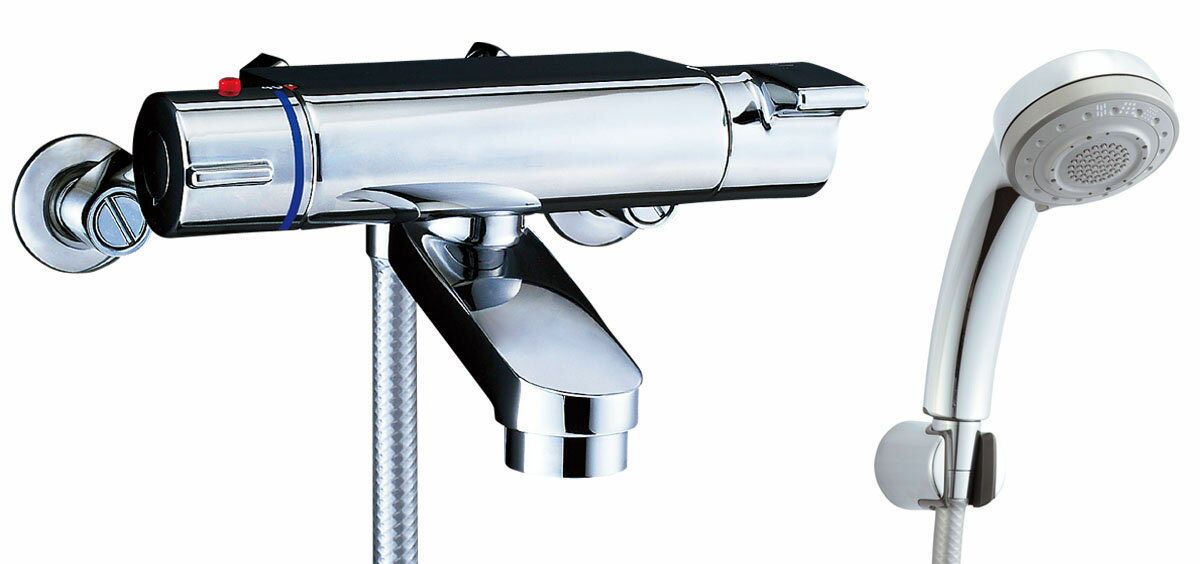 【楽天市場】リクシル サーモスタット付シャワーバス水栓 エコフル多機能シャワーBF-2147TKSB | 価格比較 - 商品価格ナビ