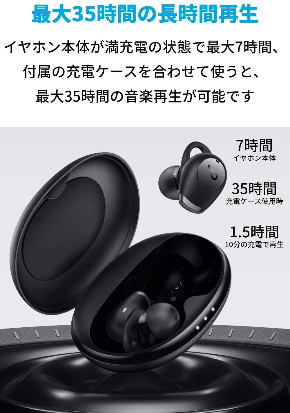 Anker soundcore LIFE A2 NC 完全ワイヤレスイヤホン
