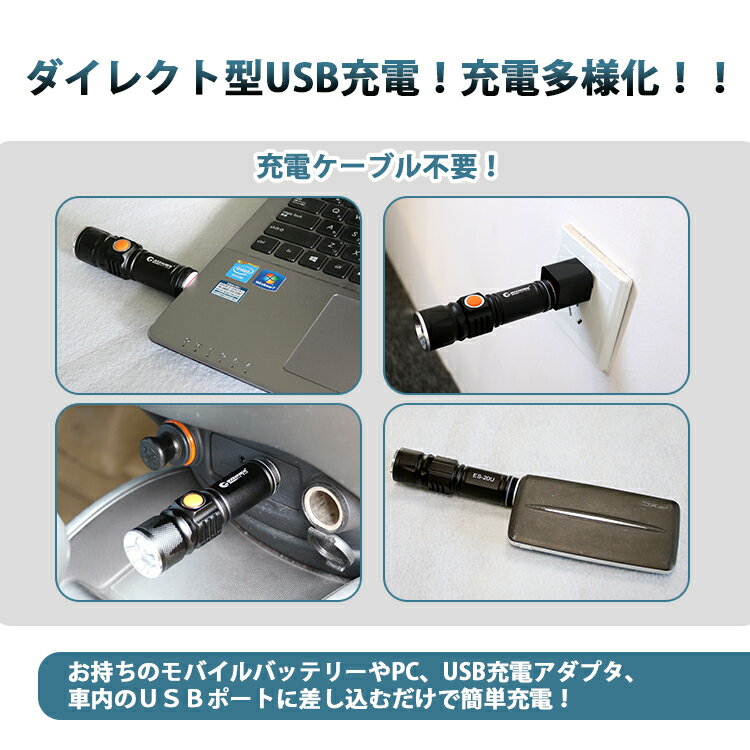 グッド・グッズ LED懐中電灯 ES-20U