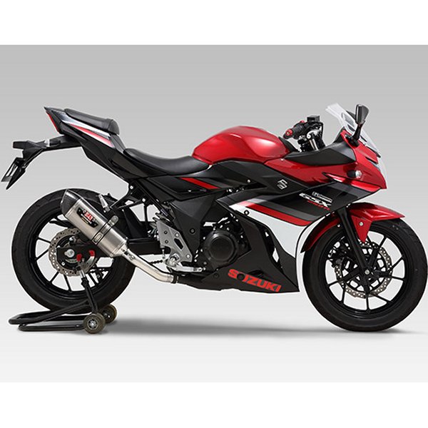 楽天市場】ヨシムラジャパン YOSHIMURA ヨシムラ スリップオン R-77S サイクロン カーボンエンド EXPORT SPEC 政府認証 タイプ：SSC  ステンレスカバー カーボンエンドタイプ 重量 STD4.3kg ：2.3kg GSX250R | 価格比較 - 商品価格ナビ