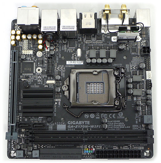 【楽天市場】旭エレクトロニクス GIGABYTE Mini ITXマザーボード LGA1151・Intel Z170・DDR4 GAZ170NWIFI 価格比較 商品価格ナビ