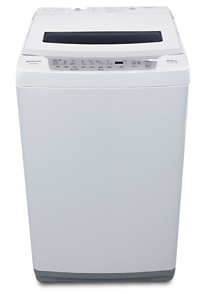楽天市場】マクスゼン maxzen 8.0kg 全自動洗濯機 JW80WP01WH | 価格 