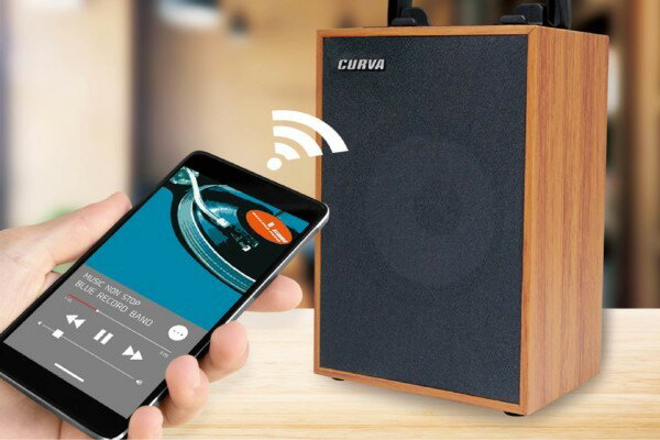 楽天市場】ハック ハック ウッド調ワイヤレススピーカー HAC2686