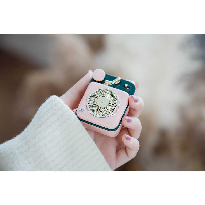 MUZEN Bluetoothスピーカー BUTTON SAKURA PINK
