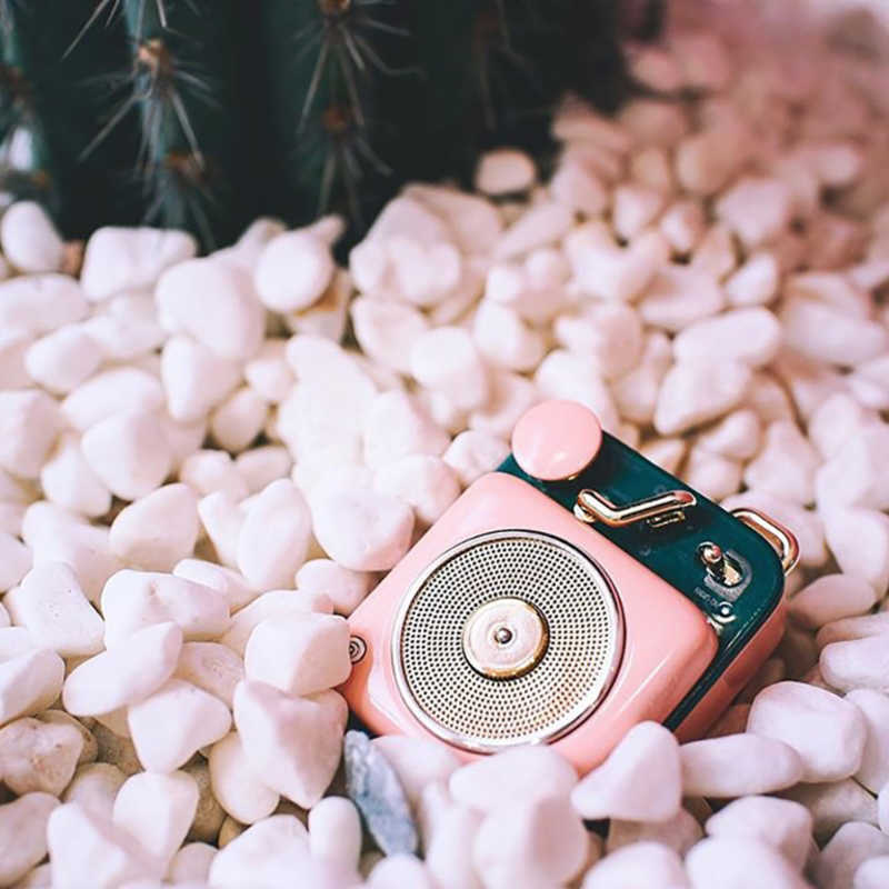 MUZEN Bluetoothスピーカー BUTTON SAKURA PINK