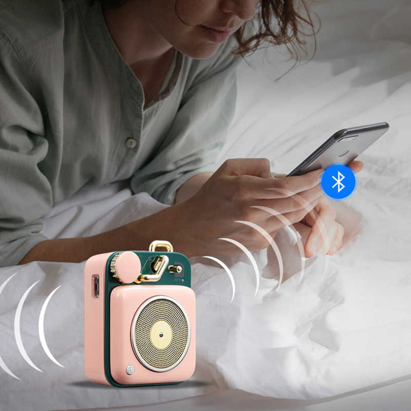 MUZEN Bluetoothスピーカー BUTTON SAKURA PINK