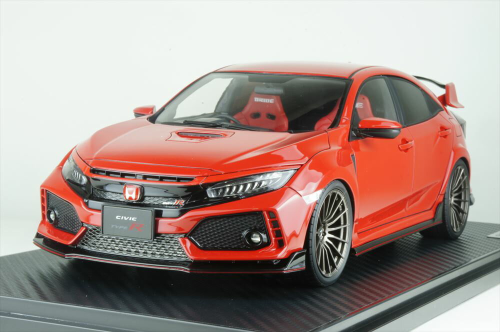 1/18 HONDA CIVIC Type R FK8 white Otto Modified tuning Rays umbau Ottomobile EUR 109,00