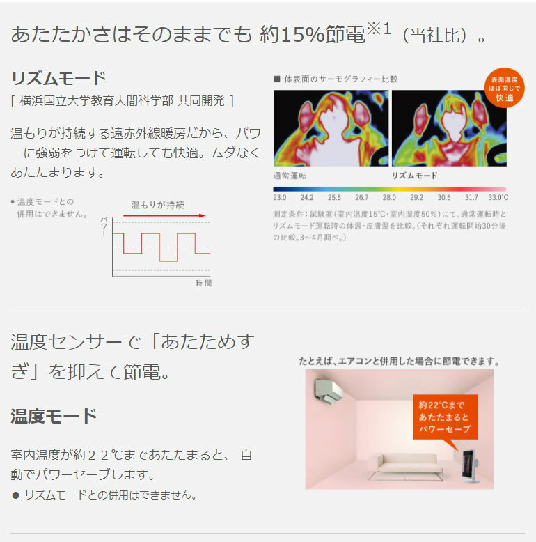 ダイキン工業｜DAIKIN セラムヒート CER11YS-W