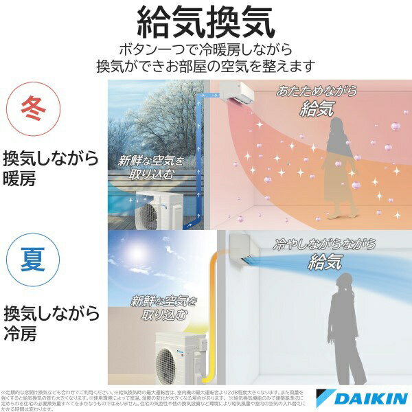 DAIKIN エアコン VX S223ATVS-W
