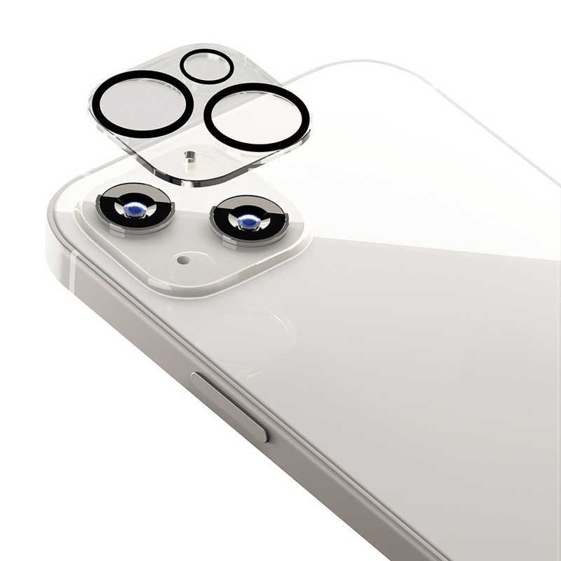 PGA｜ピージーエー iPhone 13 mini対応 5.4inch カメラレンズプロテクター クリア Premium Style PG-21JCLG01CL