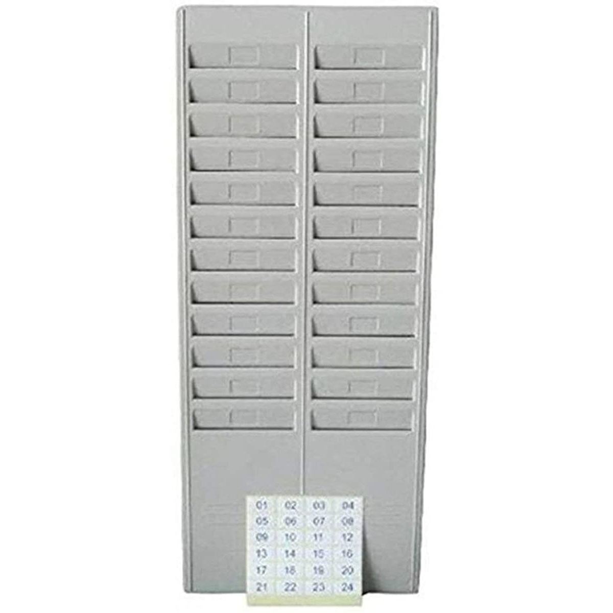 【楽天市場】* スリムシステムタイムカードホルダーラック 24名用 価格比較 商品価格ナビ