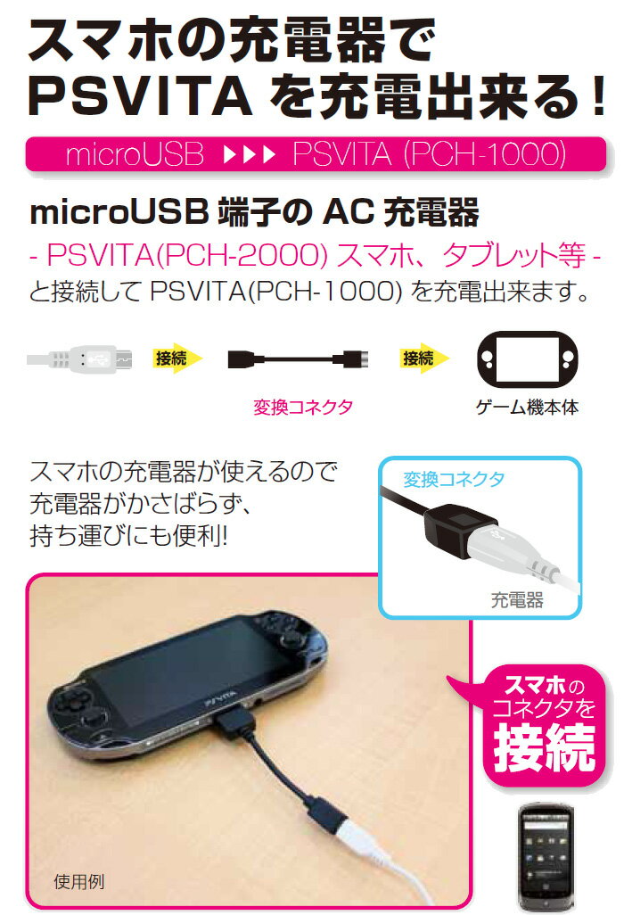 楽天市場】アローン アローン｜ALLONE PSVITA PCH-1000 用 変換コネクタケーブル ALG-PVHCBK | 価格比較 -  商品価格ナビ