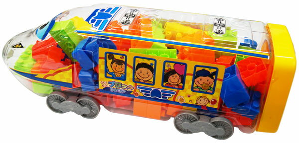【楽天市場】イヨコーポレーション GOGOブロックトレイン おもちゃ ブロック 組み立て トレイン型ケース お片付け 大きいブロック | 価格