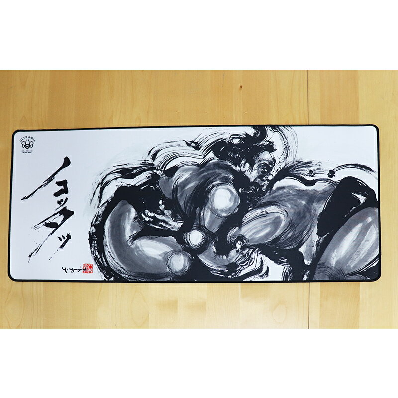 アートデザイン ゲーミングマウスパッド XXL 水墨画 相撲 ノコッタ