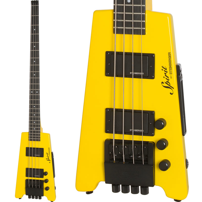 【楽天市場】ギブソン・ブランズ・ジャパン Steinberger スタインバーガー エレキベース Spirit Xt 2 Standard Bass Hy Hot Rod Yellow