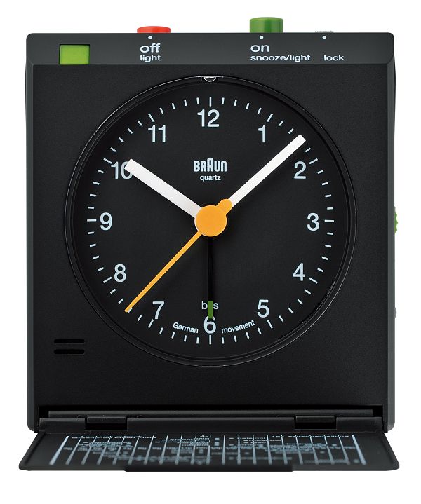 【楽天市場】アイ・ネクストジーイー BRAUN REFLEX CONTYOLLED TRAVEL ALARM CLOCK / ブラウン