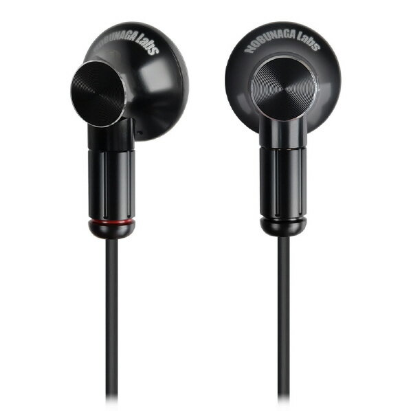 WiseTech NOBUNAGA Labs インナーイヤー型イヤホン 鶯 BLACK