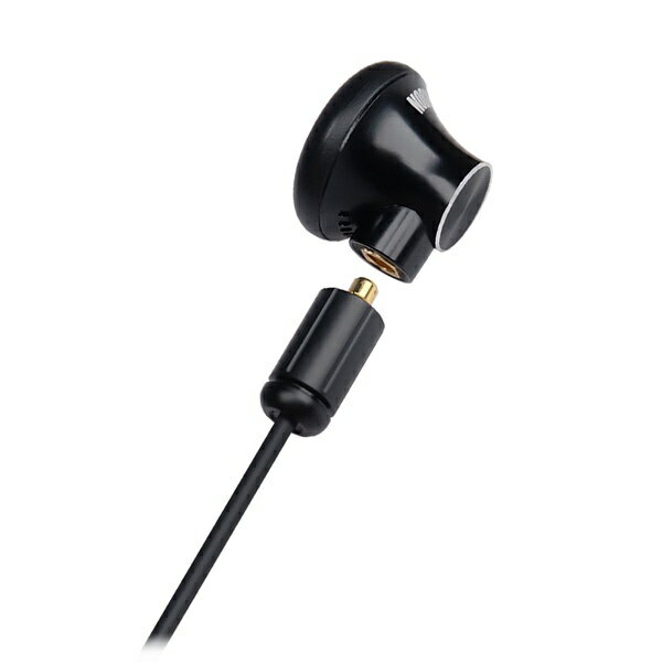 WiseTech NOBUNAGA Labs インナーイヤー型イヤホン 鶯 BLACK