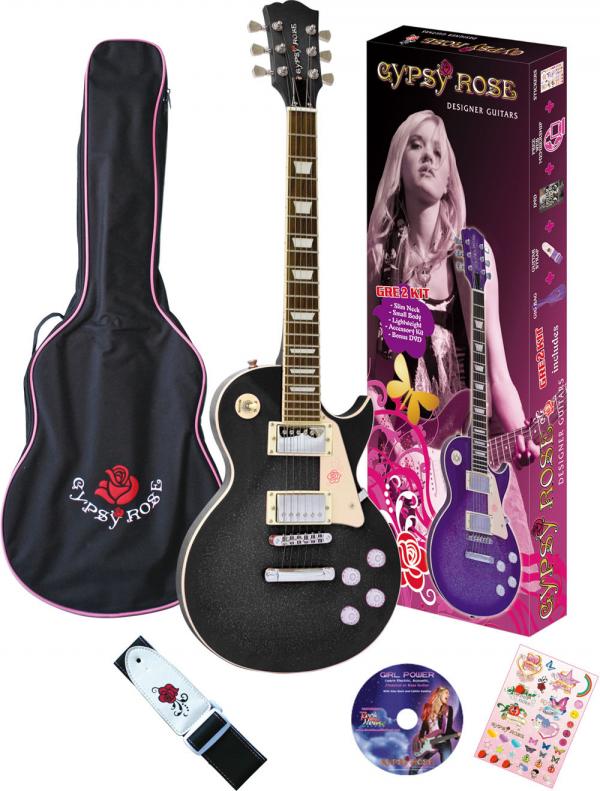 楽天市場 ビッグフィールド Gre2k Gypsy Rose ジプシーローズ エレキギターセット Lpcbk 価格比較 商品価格ナビ