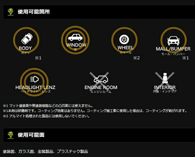 VOODOO RIDE ブードゥーライド HEXX ヘックス スクラッチリムーバー ワックス・コーティング・ガラスコーティング ケミカル