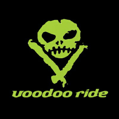 VOODOO RIDE ブードゥーライド ステッカー・デカール カッティングステッカー カラー：ブラック