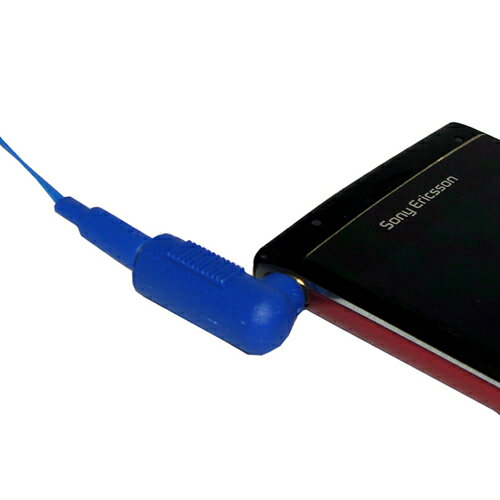 3Aカンパニー L型変換ステレオミニプラグ ブルー AAD-35SLBL