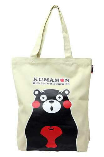 楽天市場 ミレピィ くまモン 熊本県ゆるキャラ りんご 生成り 帆布トートバッグバッグキャラクターグッズ 価格比較 商品価格ナビ